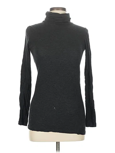 Pre-owned Kensie Long Sleeve Turtleneck In Black
