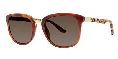Kensie Make Me Blush Caramel Feather Occhiali Da Sole Tartarugatishell Per Uomo In Brown