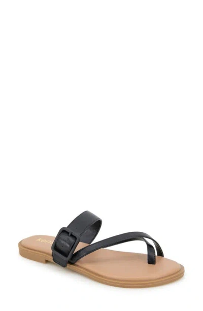 Kensie Mandi Slide Sandal In Black
