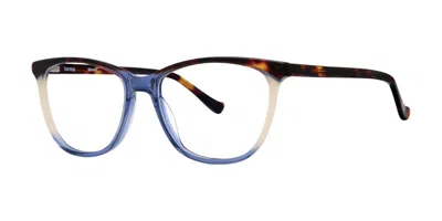 Kensie Moonlit Bluberry Tartarugati Occhiali Da Vista Blu Per Donna (solo Montatura) In Blue