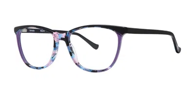 Kensie Moonlit Mulberry Crunch Occhiali Da Vista Purple Per Donna (solo Montatura) In Blue
