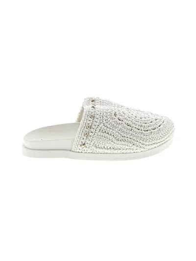 Pre-owned Kensie Mule/clog In White