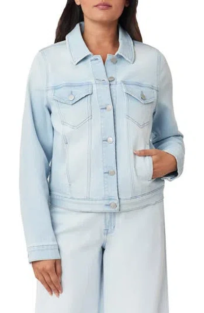 Kensie New Forever Crop Denim Jacket In Blue