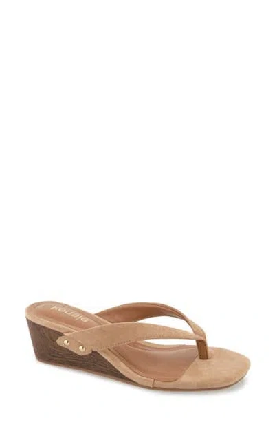Kensie Nolita Wedge Sandal In Brown