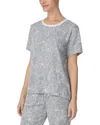 Kensie Pajama Top In Grey