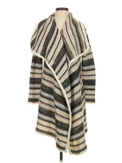 Pre-owned Kensie Poncho In Gray