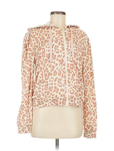 Pre-owned Kensie Pullover Hoodie In Brown