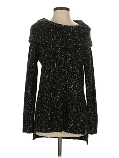 Pre-owned Kensie Pullover Sweater In Black