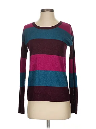 Pre-owned Kensie Pullover Sweater In Burgundy