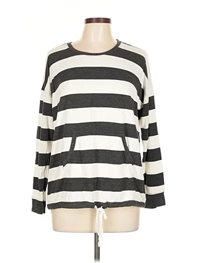 Pre-owned Kensie Pullover Sweater In Gray