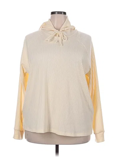 Pre-owned Kensie Pullover Sweater In Ivory