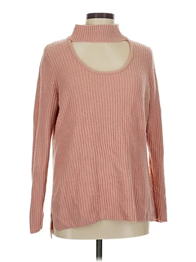 Pre-owned Kensie Pullover Sweater In Pink