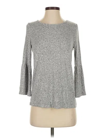 Pre-owned Kensie Pullover Sweater In Silver