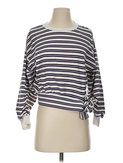 Pre-owned Kensie Pullover Sweater In White