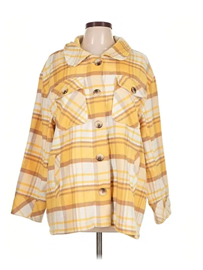 Pre-owned Kensie Raincoat In Yellow