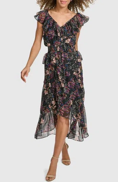 Kensie Ruffle High Low Dress