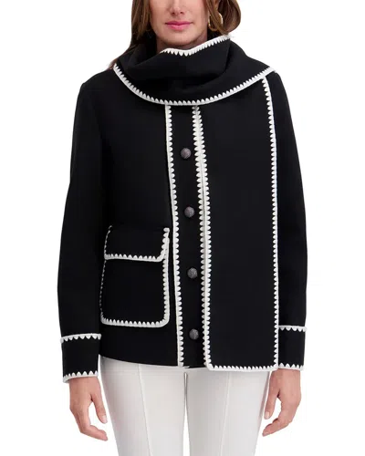 KENSIE KENSIE SCARF COLLAR JACKET