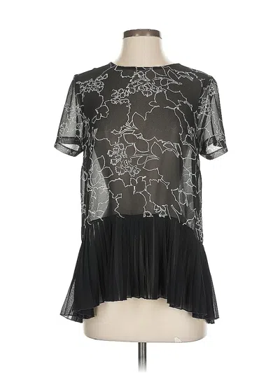 Pre-owned Kensie Short Sleeve T-shirt In Black