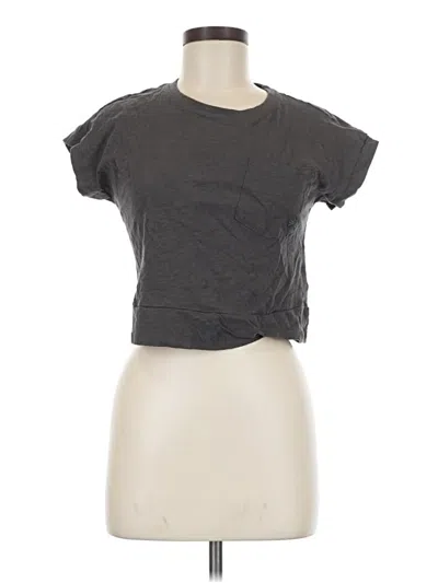 Pre-owned Kensie Short Sleeve T-shirt In Gray