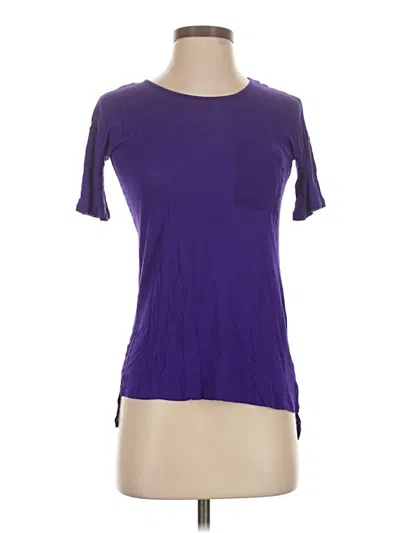 Pre-owned Kensie Short Sleeve T-shirt In Purple