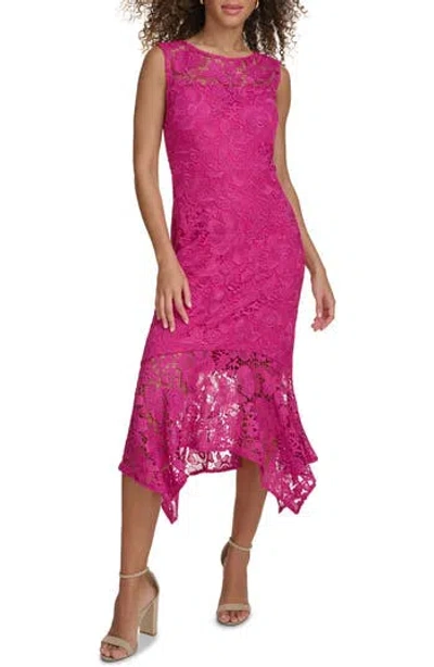 KENSIE KENSIE SLEEVELESS LACE SHEATH DRESS