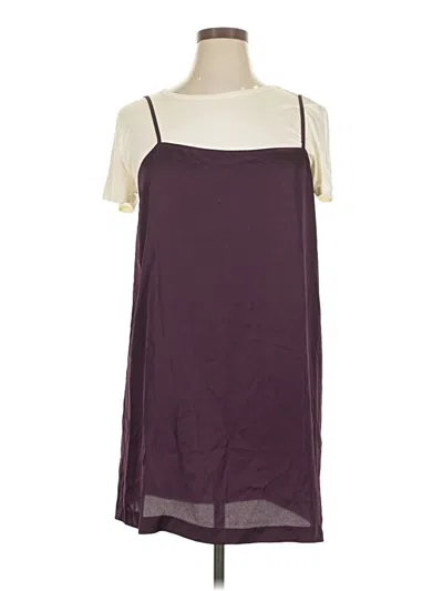 Pre-owned Kensie Sleeveless Top Purple Cold Shoulder Neckline Tops