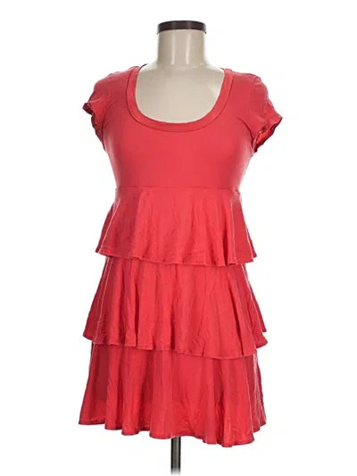 Pre-owned Kensie Sleeveless Top Red Scoop Neck Tops