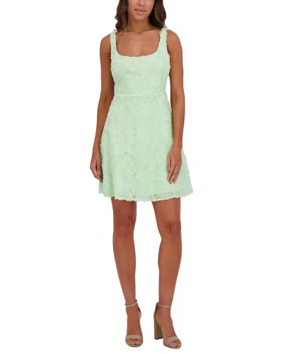 Kensie Soutache Embellished Mini Dress In Transparent