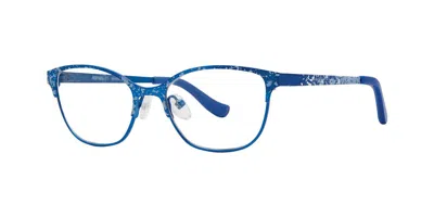 Kensie Splatter Blu Occhiali Da Vista Blu Per Uomo (solo Montatura) In Blue