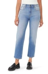 Kensie Straight Leg Jeans In Blue