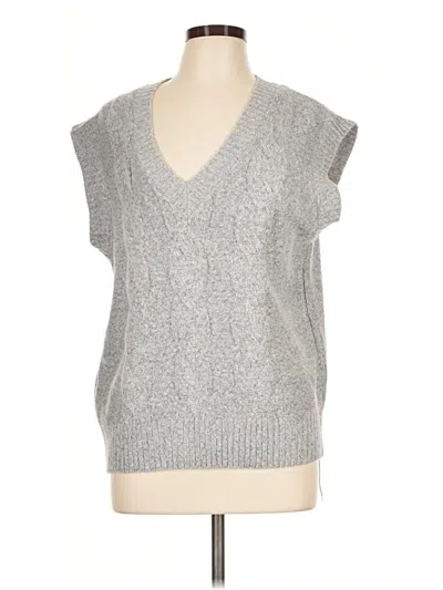 Pre-owned Kensie Sweater Vest In Gray