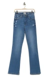 Kensie Tessa High Waist Bootcut Jeans In Paxtondest