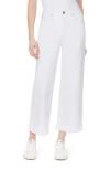 Kensie The Crop Wide Leg Jeans In White