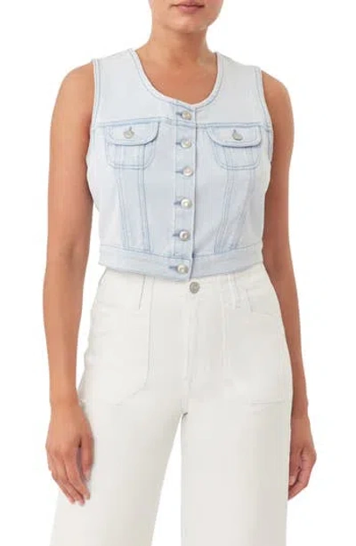 Kensie The Drapey Vest In Blue