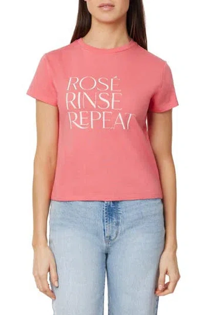 Kensie The Skimming Graphic T-shirt In Pink