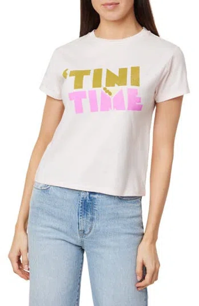 Kensie The Skimming Graphic T-shirt In Nude