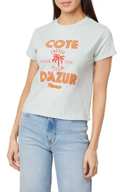 Kensie The Skimming Graphic T-shirt In Gray