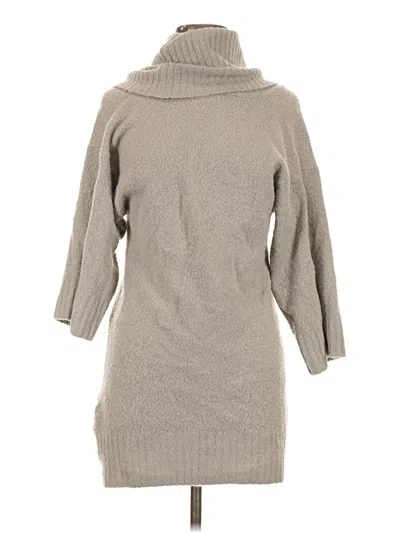 Pre-owned Kensie Turtleneck Sweater In Gray
