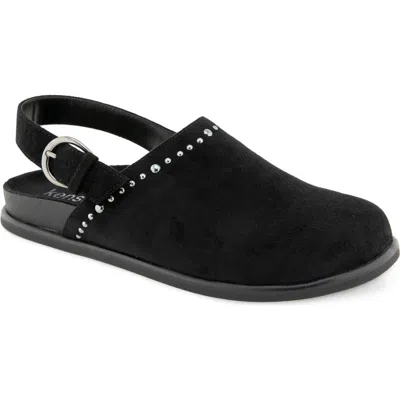 Kensie Vicky Slingback Clog In Black