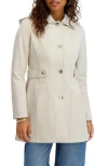 Kensie Water Resistant Soft Shell Jacket In White