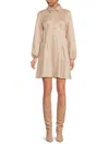 Kensie Women's A Line Shirt Dress In Brown