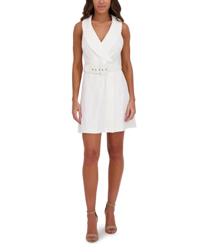 Kensie Women's Bonded Lace Sleeveless A-line Dress
