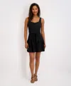 Kensie Women's Embroidered Cotton Sleeveless Dress