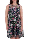 Kensie Women's Floral Embroidered A-line Minidress