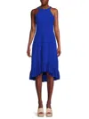 Kensie Women's Sleeveless High Low Dress In Royal