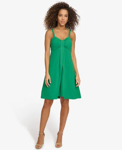 Kensie Women's V-neck Sleeveless Sheath Dress In Green