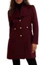 Kensie Women's Wool-blend Walker Coat In Brown