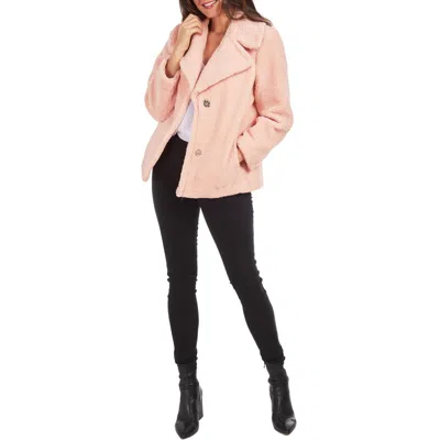 Kensie Womens Winter Cold Weather Teddy Coat In Multi