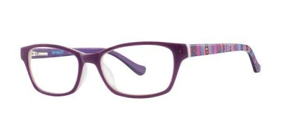 Kensie Wonder Men's Glasses, Purple, Size 49
