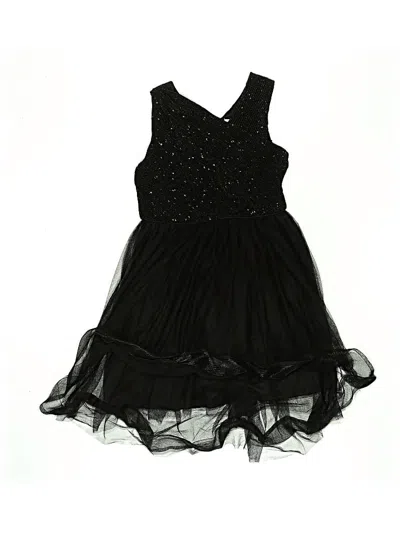 Pre-owned Kensiegirl Kids' Dress In Black